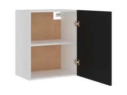 Küchenschränke<vidaXL Hängeschränke 2 Stk Schwarz 50x31x60 cm Holzwerkstoff