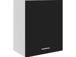 Küchenschränke<vidaXL Hängeschränke 2 Stk Schwarz 50x31x60 cm Holzwerkstoff