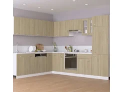 vidaXL Hängeschränke 2 Stk Sonoma-Eiche 50x31x60 cm Holzwerkstoff< Küchenschränke