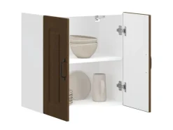 Hot vidaXL Küchen-Hängeschrank Kalmar Braun Eichen-Optik Holzwerkstoff 853584 Eiche Braun