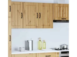 Sale vidaXL Küchen-Hängeschrank Lucca Artisan-Eiche Holzwerkstoff 853836 Eiche Handbeschlagen