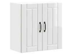 Clearance vidaXL Küchen-Hängeschrank Lucca Hochglanz-Weiß Holzwerkstoff 853819 Hochglanz Weiß