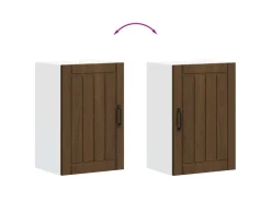 Hot vidaXL Küchen-Hängeschrank Lucca Braun Eichen-Optik Holzwerkstoff 853794 Eiche Braun
