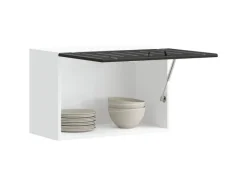 New vidaXL Küchen-Hängeschrank Lucca Holzwerkstoff 853838 Schwarz