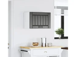 New vidaXL Küchen-Hängeschrank Lucca Holzwerkstoff 853838 Schwarz