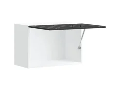 New vidaXL Küchen-Hängeschrank Lucca Holzwerkstoff 853838 Schwarz