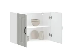 vidaXL Küchen-Hängeschrank Lucca Holzwerkstoff 853827 Weiß