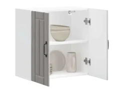 vidaXL Küchen-Hängeschrank Lucca Grau Sonoma Holzwerkstoff 853823< Küchenschränke