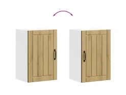 Küchenschränke<vidaXL Küchen-Hängeschrank Lucca Artisan-Eiche Holzwerkstoff 853796