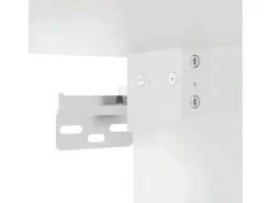 vidaXL Küchen-Hängeschrank mit Glastür Lucca Holzwerkstoff 853908< Küchenschränke