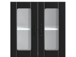 vidaXL Küchen-Hängeschrank mit Glastür Lucca Holzwerkstoff 853908< Küchenschränke