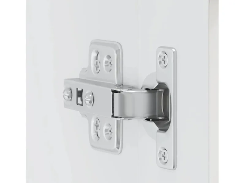Küchenschränke<vidaXL Küchen-Hängeschrank mit Glastür Porto Hochglanz-Weiß 854149