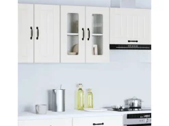 Küchenschränke<vidaXL Küchen-Hängeschrank mit Glastür Kalmar Holzwerkstoff 853667
