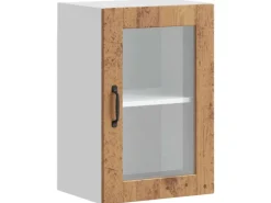 Küchenschränke<vidaXL Küchen-Hängeschrank mit Glastür Porto -Optik 854015