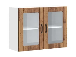 Sale vidaXL Küchen-Hängeschrank mit Glastür -Optik Holzwerkstoff 853855 Altholz