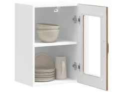 Online vidaXL Küchen-Hängeschrank mit Glastür Lucca -Optik 853775 Altholz