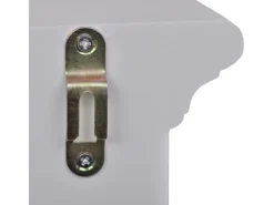 Sale vidaXL Küchenhängeschrank mit Glastür Holz Weiß