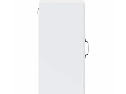 vidaXL Küchen-Hängeschrank mit Glastür Porto Hochglanz-Weiß 854009< Küchenschränke