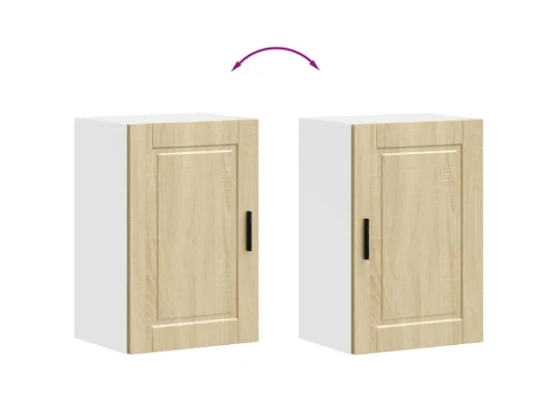 Küchenschränke<vidaXL Küchen-Hängeschrank Porto Sonoma-Eiche Holzwerkstoff 854030