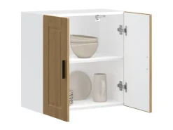 vidaXL Küchen-Hängeschrank Porto Artisan-Eiche Holzwerkstoff 854066< Küchenschränke
