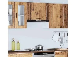Clearance vidaXL Küchen-Hängeschrank Porto -Optik Holzwerkstoff 854085 Altholz