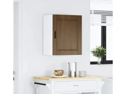 Küchenschränke<vidaXL Küchen-Hängeschrank Porto Braun Eichen-Optik Holzwerkstoff 854051