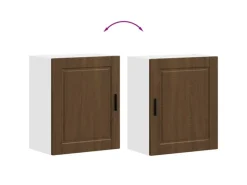Küchenschränke<vidaXL Küchen-Hängeschrank Porto Braun Eichen-Optik Holzwerkstoff 854051