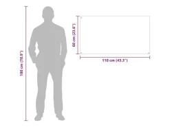 vidaXL Küchenrückwand 2 pcs 110 x 60 cm Gehärtetes Glas 3415508< Küchenrückwände