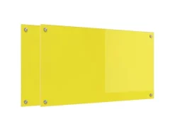 Discount vidaXL Küchenrückwand 2 pcs 90 x 50 cm Gehärtetes Glas 3415477 Gelb