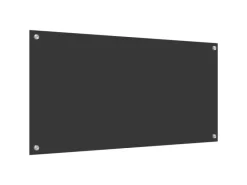 vidaXL Küchenrückwand 100 x 50 x 0,6 cm Gehärtetes Glas 42001248 Dunkelgrau