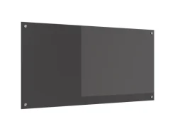 Hot vidaXL Küchenrückwand 120 x 60 x 0,6 cm Gehärtetes Glas 42001315 Dunkelgrau