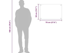 vidaXL Küchenrückwand 70 x 50 x 0,6 cm Gehärtetes Glas 42001239< Küchenrückwände