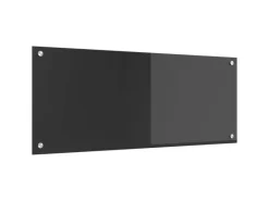 Outlet vidaXL Küchenrückwand 100 x 40 x 0,6 cm Gehärtetes Glas 42001247 Dunkelgrau