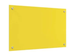 Best vidaXL Küchenrückwand 80 x 50 x 0,6 cm Gehärtetes Glas 42001254 Gelb