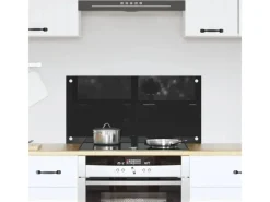vidaXL Küchenrückwand 80 x 40 cm Gehärtetes Glas 42018035< Küchenrückwände