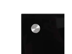 Clearance vidaXL Küchenrückwand 80x60 cm Hartglas 249486 Schwarz