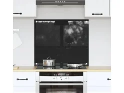 vidaXL Küchenrückwand 70 x 60 cm Gehärtetes Glas 42018034< Küchenrückwände
