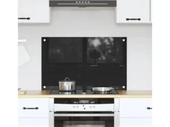 vidaXL Küchenrückwand 80 x 50 cm Gehärtetes Glas 42018036< Küchenrückwände