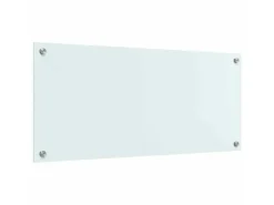 New vidaXL Küchenrückwand 90 x 40 cm Gehärtetes Glas 42018014 Weiß