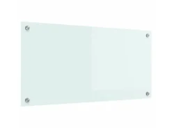 Best vidaXL Küchenrückwand 80 x 40 cm Gehärtetes Glas 42018011 Weiß