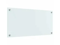 Best vidaXL Küchenrückwand 80 x 40 cm Gehärtetes Glas 42018011 Weiß
