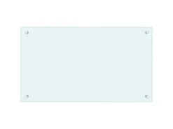 vidaXL Küchenrückwand 70x40 cm Hartglas 249451 Weiß