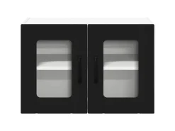 Hot vidaXL Küchenschrank 2 Stk 60 x 31 x 40 cm Holzwerkstoff 884968 Schwarz