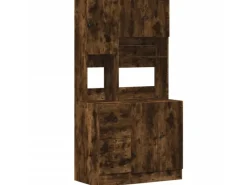 Kücheninseln|Küchenschränke<vidaXL Küchenschrank Räuchereiche 95x50x180 cm Holzwerkstoff