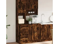 Kücheninseln|Küchenschränke<vidaXL Küchenschrank Räuchereiche 95x50x180 cm Holzwerkstoff