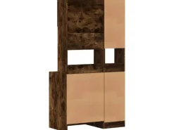 Kücheninseln|Küchenschränke<vidaXL Küchenschrank Räuchereiche 95x50x180 cm Holzwerkstoff
