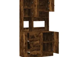 Kücheninseln|Küchenschränke<vidaXL Küchenschrank Räuchereiche 95x50x180 cm Holzwerkstoff