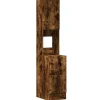 Pantryküchen<vidaXL Küchenschrank Räuchereiche 35x50x180 cm Holzwerkstoff