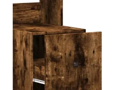 Pantryküchen<vidaXL Küchenschrank Räuchereiche 35x50x180 cm Holzwerkstoff