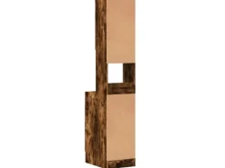 Pantryküchen<vidaXL Küchenschrank Räuchereiche 35x50x180 cm Holzwerkstoff